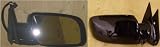1999-2000 Chevrolet Suburban Right Side Front Only Black Outside Rear View Mirror RIGHT HAND,W/HEAT,POWER replaces OEM 15764748 Hollander 128-2625 Partslink GM1321276