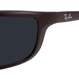 RAY BAN 4034 601S81 MATTE BLACK POLARIZED GRAY SUNGLASSES by 