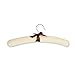 Honey-Can-Do HNG-01528 Canvas Padded Hangers, 3-Pack, White