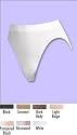 Barely There Microfiber Solid Hi-Cut 2303, Nude, 8/9