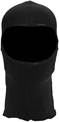 BikeAnything Winter Balaclava Hood Cold Weather Face Mask Fleece Liner Black