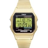 Timex Men's Classic Digital Gold-Tone Expansion Band Watch #T78677
