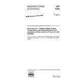 ISO 1241:1996, Essential oils -- Determination of ester values, before and after acetylation, and evaluation of the contents of free and total alcohols