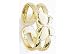 Signature Butterfly Double Band 18KT GOLD OVER STERLING