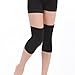 niceEshop(TM) Athletic Stretchy Warm Cotton Knee Sleeve Black Support Brace,2pcs
