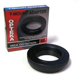 Opteka T-Mount Lens Adapter for Panasonic G1, GH1, Olympus PEN E-P1, E-P2, and other Micro Four... by