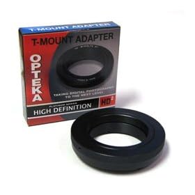 Opteka T-Mount Adapter for Olympus Evolt System E-1, E-3, E-5, E-30, E-300, E-330, E-410, E-420, E-450, E-500, E-510, E-520, E-600 and E-620 Digital SLR Cameras
