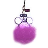 Disney Mickey / Minnie Mouse Purple Furtastic Handheld & Cell Phone Charm