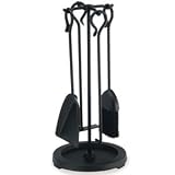 Pilgrim Compact Wood Stove Tool Set - Matte Black Finish