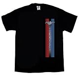 Ford Mustang T-shirt Side Stripes Pony Design