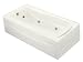 KOHLER K-1257-LA-0 Mariposa 6-Foot Whirlpool, White
