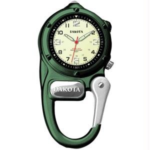 Mini Clip Microlight - Cream Military Dial - Green Case