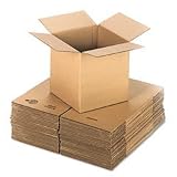 UNIVERSAL OFFICE PRODUCTS Corrugated Kraft Shipping Carton, 12w x 12l x 12h, Brown, 25 per Pack