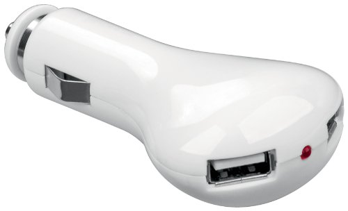 Wentronic KFZ Lade Adapter 12V auf 2x USB (2A) Wei&szlig; Preisvergleich