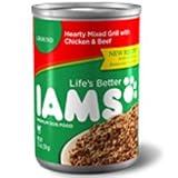 Iams ProActive Health Ground Hearty Mixed Grill Chicken and Beef Canned Dog Food