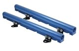 GM CHEVY BILLET ALUMINUM LS1 LS6 INTAKE FUEL RAILS KIT BLUE
