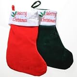 Plush Merry Christmas Stocking