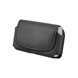 Black Horizontal Leather Pouch For LG EnV3 VX9200 Phone Case Cover with Belt Clip Magnetic Closing