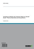 Die Elegie am Beispiel der Buckower Elegie von Bertolt Brecht - Theorie, Geschichte und Interpretation