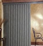 Kirsch Fresco S-Curved LouverDrape Vinyl Vertical Blinds