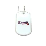 Atlanta Braves Dog Tag Necklace Charm