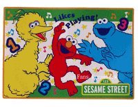 Sesame Street Elmo & Cookie Monster throw blanket - baby blanket