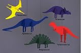 HANGING DINOSAUR MOBILE FOR HOME, SCHOOL, NURSERY OR BEDROOM