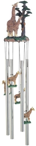 Wind Chime Round Top Giraffe With Baby Garden Decoration Windchime Wind Chime Round Top Giraffe With Baby Garden Decoration Windchime
