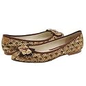 Via Spiga Women's 'Bosh' Gold/Tobacco Flat