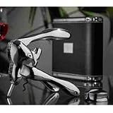 Metrokane VIP Sterling Rabbit Corkscrew with Black Leather Presentation Case