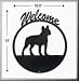 French Bulldog Welcome Sign