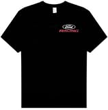 Ford Racing SMALL PRINT Adult Automotive T-shirt