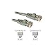 100ft GRAY Category 5e Cat5e Molded Snagless Ethernet Network Patch Cable Cord for Internet Router Switch Hub and Gaming - Gold Plated Male to Male RJ45 Connectors for Base-T Networks - Works best for your desktop laptop router modem switch hub DSL Xbox PS2 or PS3