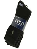 Polo Ralph Lauren 3-Pack Ribbed Cushion Foot Crew Socks