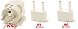 BURKINA FASO PLUG ADAPTERS WA-9, #1, & #6