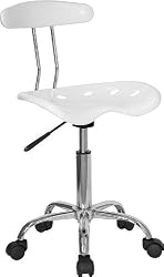Drafting Stool / Bar Stool in White - LF-215-WHITE-GG