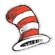 Dr. Seuss Cat in the Hat Hat Cut-Outs Bulletin Board Classroom Decoration Nametags