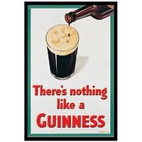 Guinness Smiling Pint Metal Sign