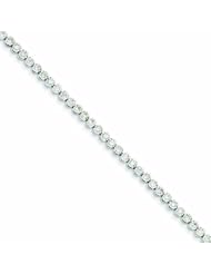 Genuine 14K White Gold White Gold Diamond Tennis Bracelet 7 Grams Of Gold 100% Satisfaction Guaranteed.