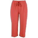Petite SunBay Petite Solid Pull On Capris