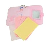 100 Pcs Notebook Shaped Bag Facial Blotting Paper Oil Absorbing Sheets Pink