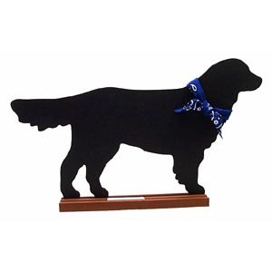 golden retriever chalkboard