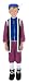 Tudor Boy Costume includes Top, Trousers and Hat (Large)