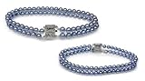 3x3.5mm Mystic Double Strand Cultured Pearl Bracelet - 7 inches