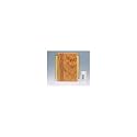 Heath Zenith SL-6182-C Traditional Décor Wireless Door Chime, Oak and Satin-Finish Brass