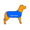 Halifax Town Personalised Waterproof Dog Coat Size S (14" 35cm) 