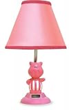 Solar Bobble Head Piggy Lamp, Measures: W: 9.5 H: 17 D: 9.5 Exciting New Lamps Have Pig or Frog That Bobble Their Heads Side to Side for Added Amusement. There Are No Batteries Needed. The Figures Are Solar Powered and the Batteries Can Be Recharged By the Lampaes Own Light or Ambient Daylight. So There Is No Added Energy Cost to Power the Characters.
