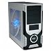 Electronics : Power Up 5511 Silver ATX Mid-Tower Case with Clear Side, Front USB and Audio Ports and 450-Watt Power Supply