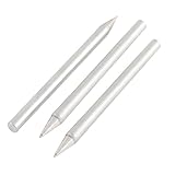 uxcell　はんだごて先　メタル製シルバートーン　40W　10mm　3個入り