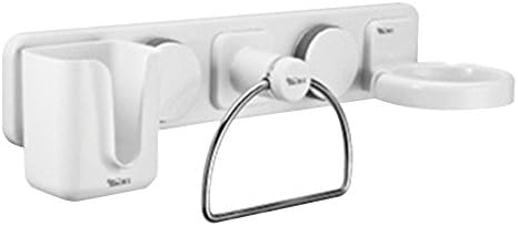 CangWu Hair sucker racks/Bathroom Sets frame/Towel ring/Toothpaste, toothbrush storage box/Wall Dryer Rack ¡ª White
